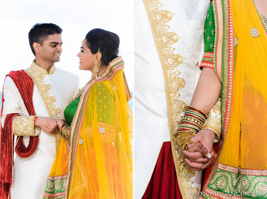 Moon Palace Beach Indian Wedding