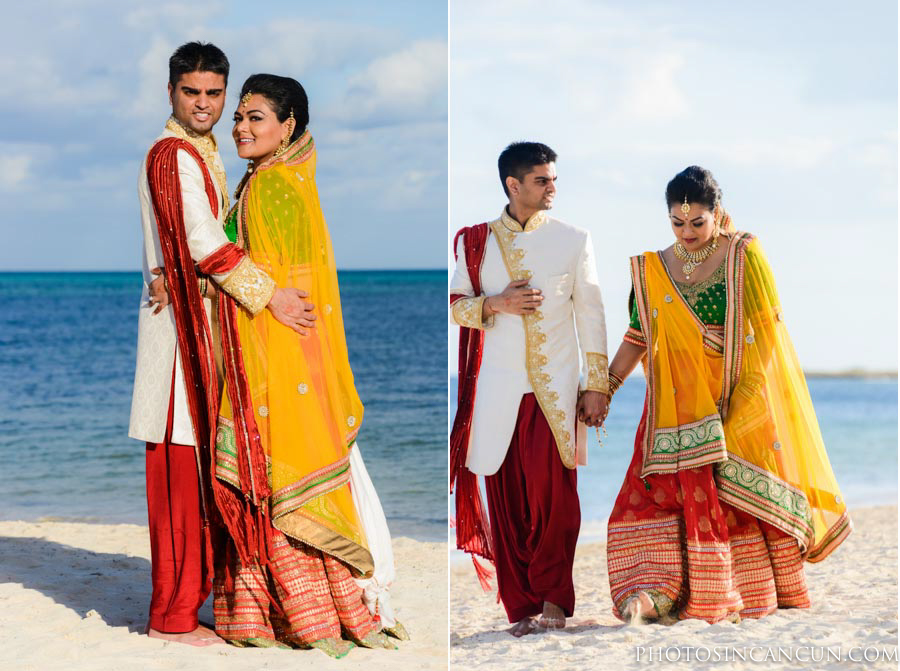 Moon Palace Beach Indian Wedding