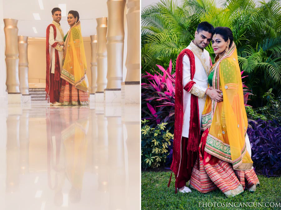 Moon Palace Beach Indian Wedding