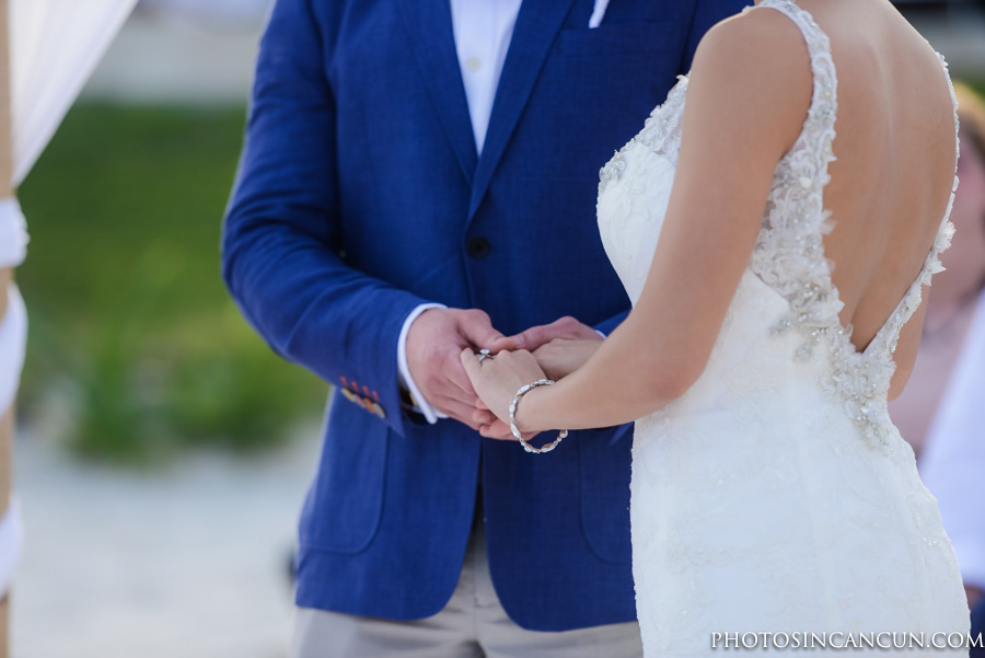 Now Sapphire Tequila Terrace Beachfront Wedding