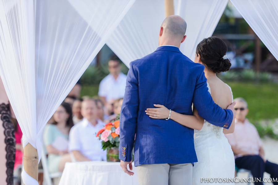 Now Sapphire Tequila Terrace Beachfront Wedding