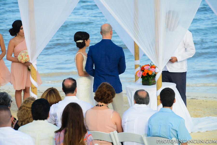 Now Sapphire Tequila Terrace Beachfront Wedding