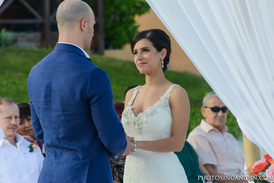 Now Sapphire Tequila Terrace Beachfront Wedding