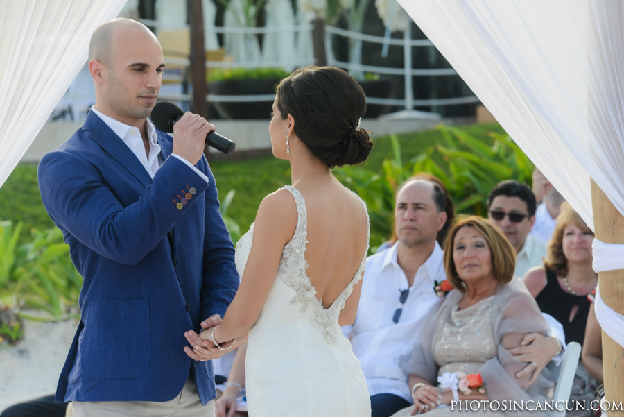 Now Sapphire Tequila Terrace Beachfront Wedding