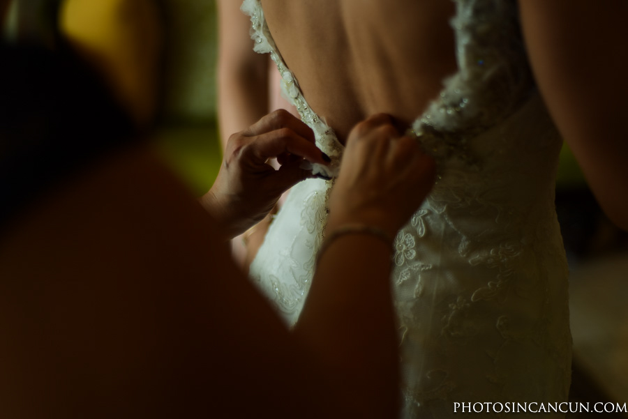 Now Sapphire Bride and Groom Getting Ready for a wedding