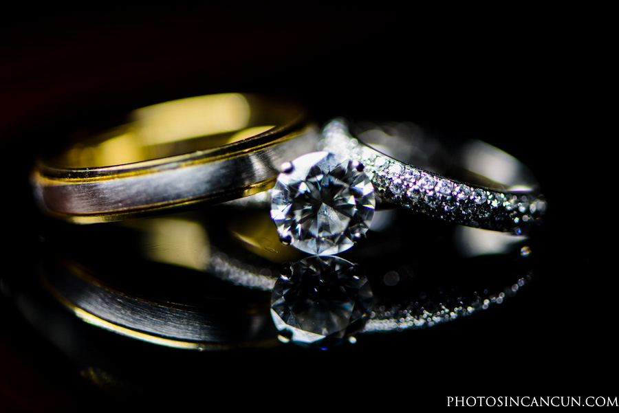 Now Sapphire Bride and Groom Getting Ready for a wedding