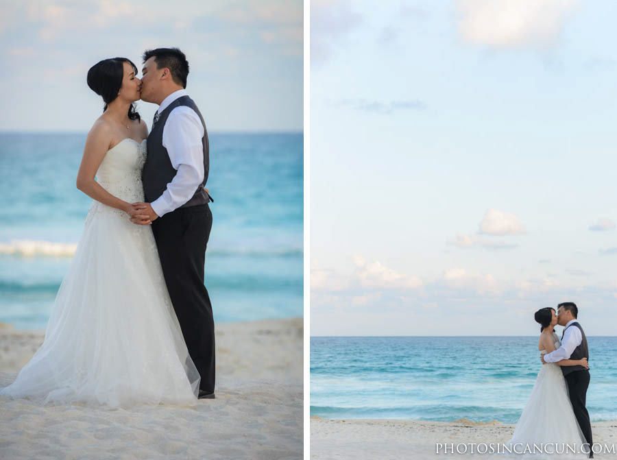 Cancun Sunset Pre Wedding Photo Session