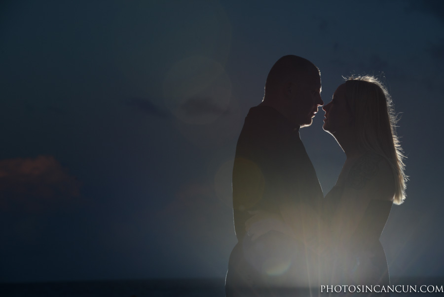 Couples Photo Sessions at the Beach in Cancun Mexico