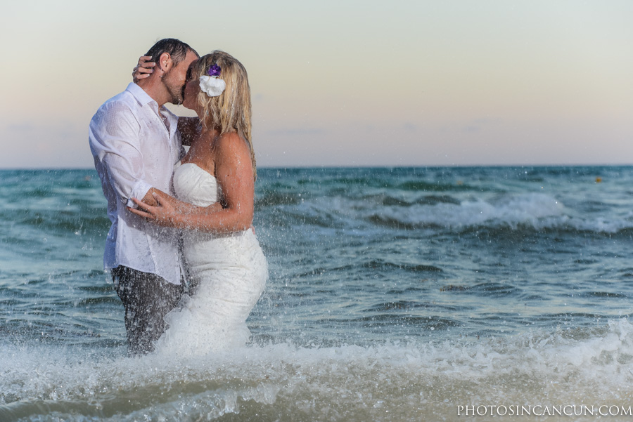 Playa Del Carmen Trash The Dress Beach and Cenote Underwater