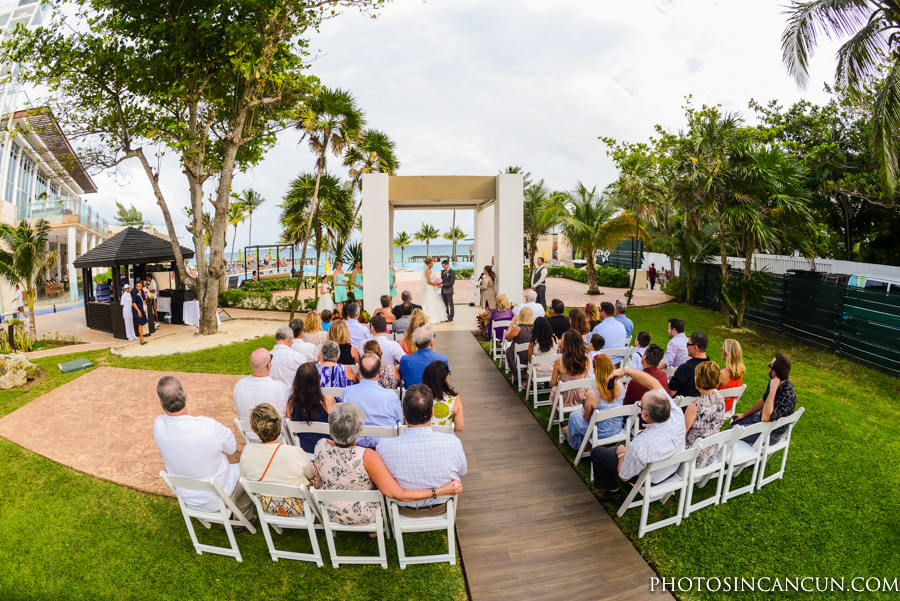 Garden Wedding at the Azul Fives in Playa Del Carmen