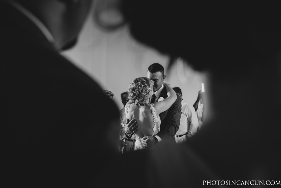 The Fives in Playa Del Carmen Mexico Sky Deck Wedding