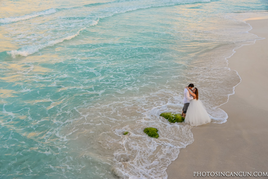 Playa Chac Mool in Cancun Photo Session